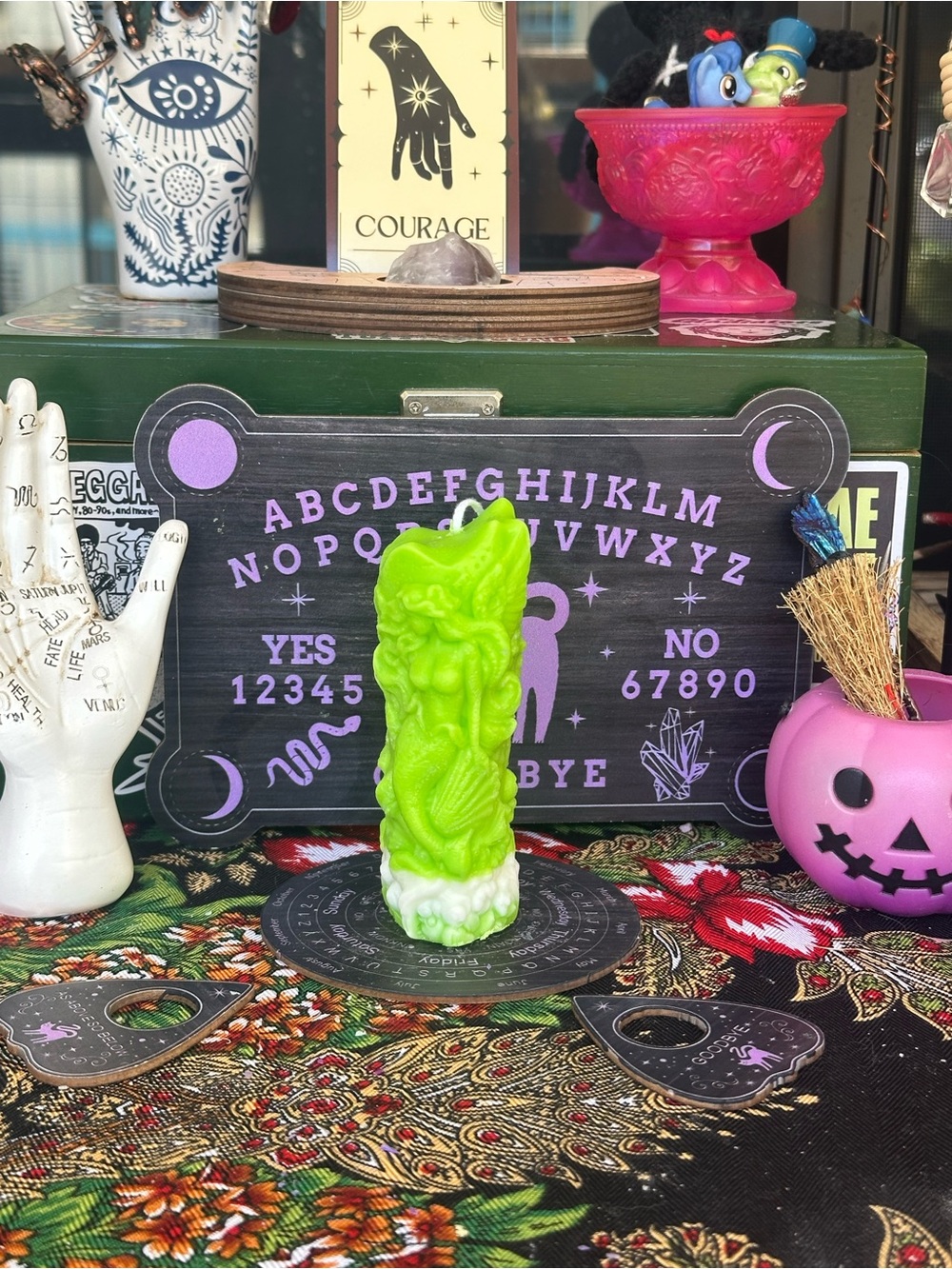 Verdant Tide Mermaid Candle